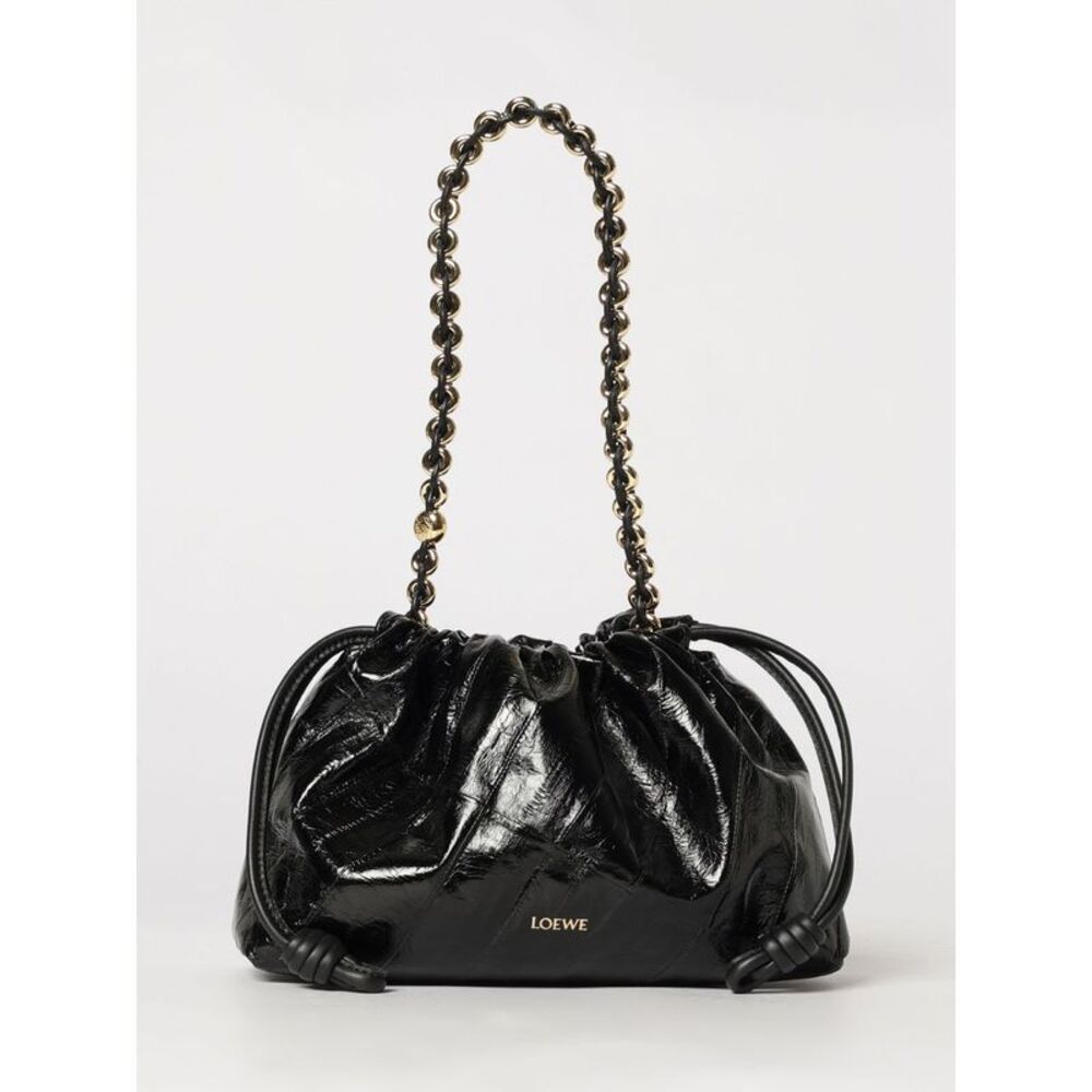 Loewe Women Flamenco Leather Medium Clutch